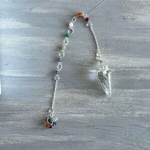 Crystal quartz pendulum